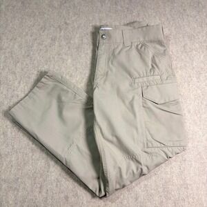 First Tactical Cargo Pants Mens 34/30 Tan Poly Cotton Ripstop Utility Work Duty